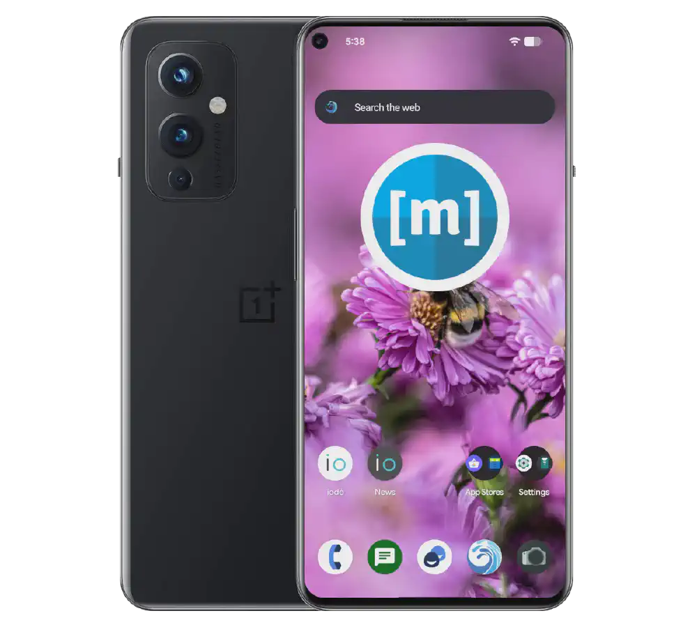 OnePlus 9 with iodeOS